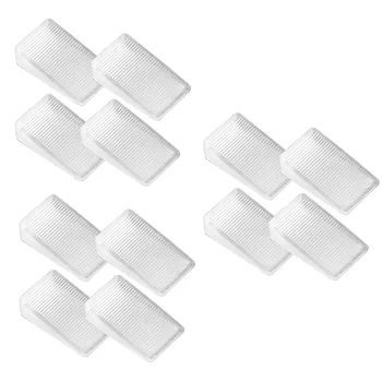 12 шт Пластиковые распорки для дверного клина Выравниватели для дома своими руками Прокладка для выравнивания мебели ПВХ