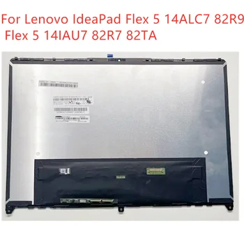 14,0 Дигитайзер с Сенсорным ЖК-экраном в сборе для Lenovo IdeaPad Flex 5 14IAU7 14ALC7 14ABR8 14IRU8 82R7 82R9 82XX 82Y0 Панель Дисплея