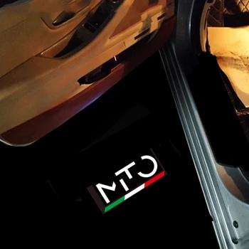 2 шт. Для Alfa Romeo Автомобильные Аксессуары Светодиодные Фонари Вежливости Проектор Лазерная Призрачная Тень Приветственная Лампа Для Mito 2022 2021 2020-2009