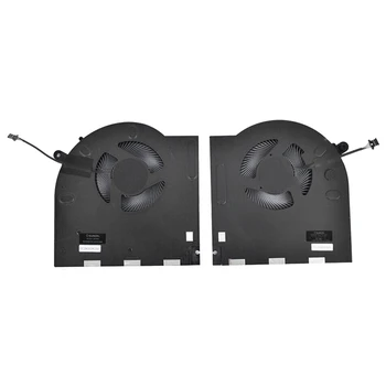 2ШТ Пластиковый охлаждающий вентилятор, черный Охлаждающий вентилятор для видеокарты Dell Alienware M17 R3 M17 R4 RTX