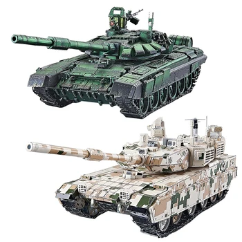 3D Металлическая головоломка, Военная Россия, VT-4A1, модель боевого танка, Строительные наборы, сделай Сам, Лазерная резка, Игрушки-пазлы для взрослых, Подарки на День рождения