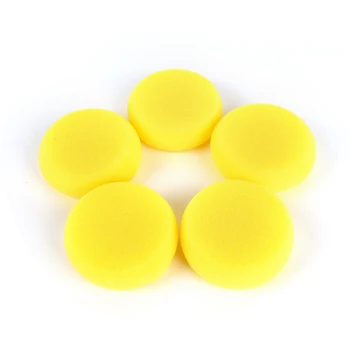 5 шт./лот желтая круглая губка для рисования, инструмент для чистки глиняной посуды и скульптур