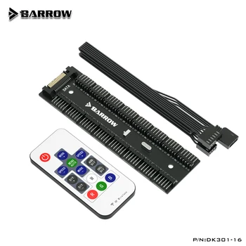 Barrow 16-портовые Контроллеры вентиляторов Концентратор DK301-16 Полнофункциональный RGB 16 Способов Водяного охлаждения ПК Аксессуары для кабельных концентраторов SATA 5V 3pin