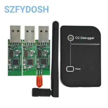 CC2531 Эмулятор Zigbee CC-Debugger USB Программатор CC2540 CC2531 Сниффер с антенным Разъемом Bluetooth-совместимого Модуля