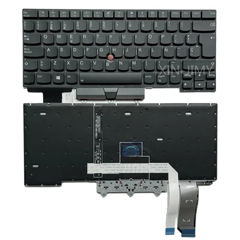 E14 Испанская Клавиатура для Lenovo Thinkpad E14 Gen 1 R14 Gen 1 20T6 20T7 20TA 20TB 2020 01XY010 SN20U63691 Точечная Подсветка