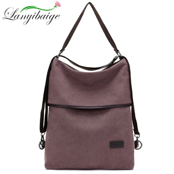 LANYIBAIGE Новые 6-цветные многофункциональные холщовые сумки высокого качества, повседневные модные женские сумки, дорожная сумка большой емкости для женщин
