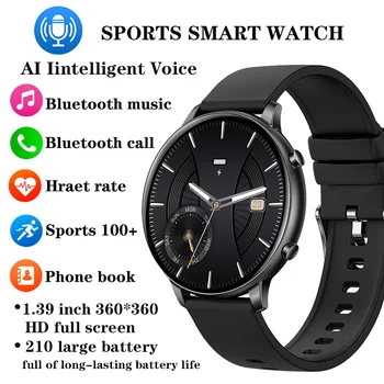 Xiaomi Mijia Smart Watch Мужской Голосовой ассистент Bluetooth Вызов Женские часы для здоровья Пульсометр Спортивный Фитнес Женский браслет