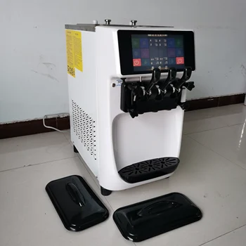 Автоматическая машина для производства мороженого PBOBP Roll Soft Serve Hard Бытовая Маленькая Двухсистемная Машина для производства мороженого