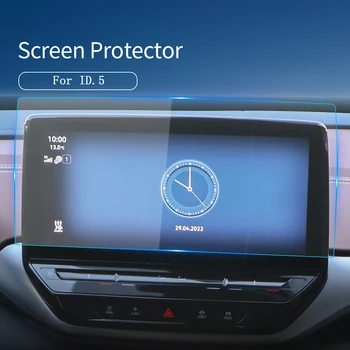 Автомобильные наклейки, Защитная пленка для экрана Carplay VW ID5 2023, дисплей из закаленного стекла, Защитная пленка для навигации, Автоаксессуары