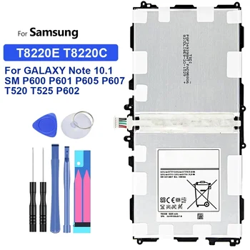 Аккумулятор для планшета T8220E T8220C T8220U T8220K Для Samsung Galaxy SM-P601 P600 T520 T525 P605 P607T note10.1 Note 10.1 2014 8220 мАч