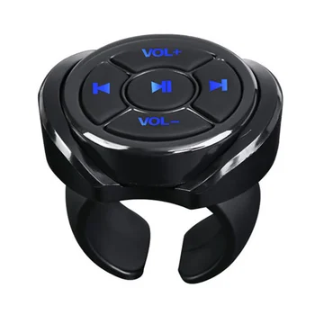 Беспроводная мультимедийная кнопка Bluetooth Пульт дистанционного управления автомобилем мотоциклом велосипедом Рулевое колесо Пульт воспроизведения музыки для телефона планшета