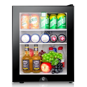 Бытовой маленький холодильник большой емкости объемом 40 л, холодильник с морозильной камерой, холодильный шкаф для хранения чая