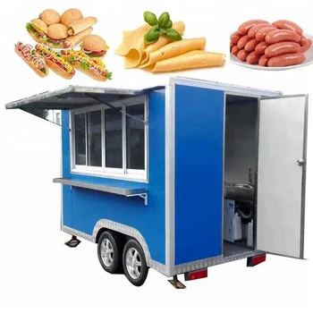 Высококачественный прицеп-фургон для перевозки еды, прицеп для перевозки еды, мобильная кухня для кейтеринга