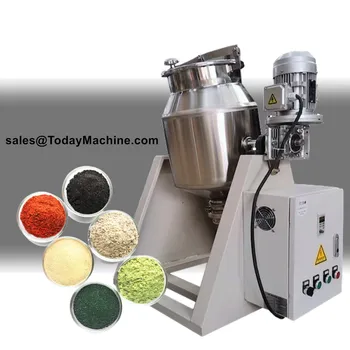 Двухконусная машина для смешивания порошковых гранул для смешивания приправ, специй, кофе