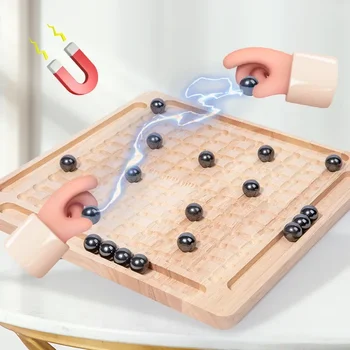 Детская деревянная настольная интерактивная соревновательная игра для родителей и детей с громовым степпингом для раннего обучения