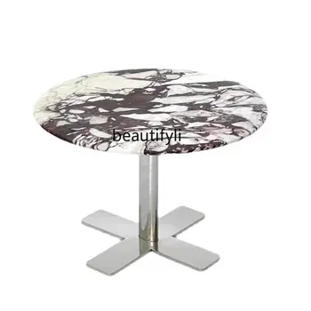 Дизайнерский приставной столик, Легкая роскошь и простота, диван, приставной столик, Балкон, спальня, Передвижной Маленький чайный столик, Стол для отдыха, мебель