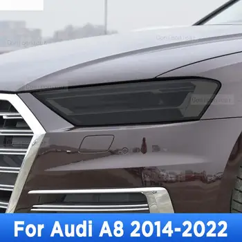 Для Audi A8 D4 D5 2014-2019 Наружные фары автомобиля из ТПУ, защитная пленка от царапин, наклейка на аксессуары для ремонта фар