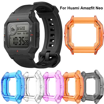 Для Huami Amazfit Neo, чехол для часов из ТПУ, браслет для смарт-часов, защитная рамка, полная замена корпуса, Ударопрочные прозрачные чехлы