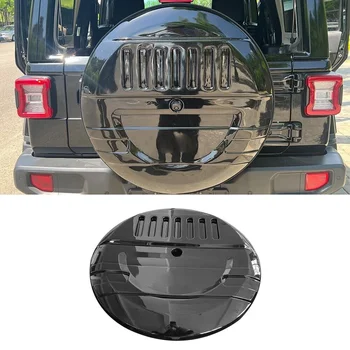 Для Jeep Wrangler JL 4D 2018-2023 Santorini Черный чехол для заднего запасного колеса