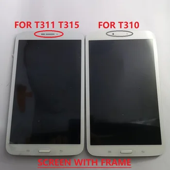 Для Samsung Galaxy Tab3 8.0 SM-T310 T310 T311 T315 ЖК-дисплей + Сенсорный Экран Дигитайзер в сборе с рамкой
