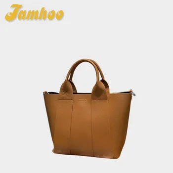 Женская сумка Jamhoo большой емкости, новая высококачественная кожаная сумка-мессенджер на одно плечо, модная портативная сумка-ведро для женщин