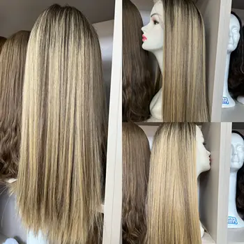 Кошерные парики Европейские волосы светлого цвета и с глубокими корнями TsingTaowigs Человеческие волосы Еврейский парик Кружевной топ для женщин Бесплатная доставка