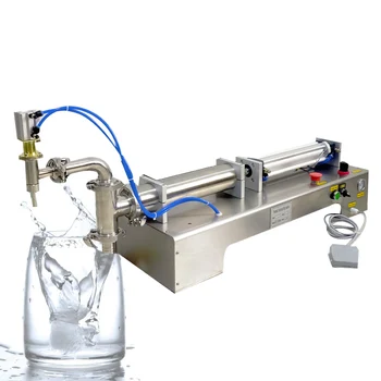 Машина для количественного наполнения жидкостью, Автоматическая машина для наполнения из нержавеющей стали с одной головкой