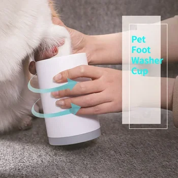 Мойка и чистка Лап для мытья ног Cat Quick Bucket Ручная Чашка для собак Силиконовый Очиститель для домашних животных Автоматическая Мягкая Лапка