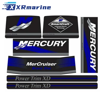 Набор Наклеек W/Blue Rams Decal 390017 для Mercury Mercruiser Blue Bravo One XR 37-15167A90 15167A90