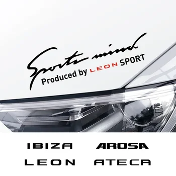 Наклейки для декора автомобильных ламп, бровей, наклейки для украшения автомобильных ламп, фар, наклейки для автоаксессуаров для Seat Leon Ibiza Ateca Arona Arosa