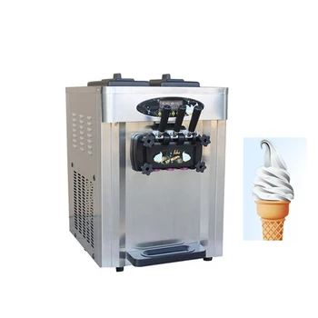 Настольная машина для приготовления замороженного йогурта с тремя вкусами, полностью автоматическая итальянская машина для производства мороженого