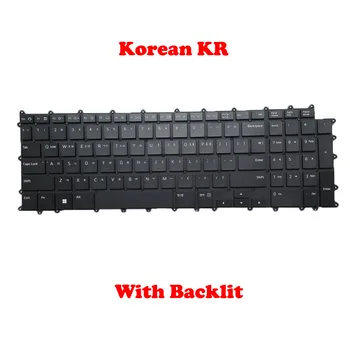 Ноутбук С Клавиатурой С подсветкой Для LG 17U70Q 17U70Q-P 17U70Q-P.AAS7U1 17UD70Q Корейский KR Черный Без Рамки