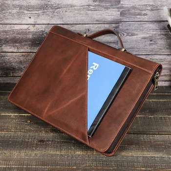 Оптовая продажа защитного чехла Macbook Air 13,3 дюйма из натуральной кожи, сумки для ноутбуков и планшетов Apple в деловом ретро-стиле для мужчин и женщин