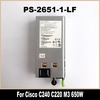Оригинальный блок питания-2651-1- LF для сервера Cisco C240 C220 M3 мощностью 650 Вт UCSC-PSU-650W V02