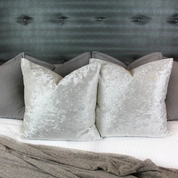 Подушка/ наволочки из мятого бархата, подушки для дивана 45x45 см, декоративные подушки для дома, Прикроватная тумбочка Funda Cojin