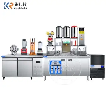 Полный набор оборудования для приготовления чая с пузырьками, машина для приготовления чая с молоком для чайного магазина Boba