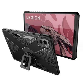 Противоударный чехол для планшета TPU Мягкая задняя крышка Дизайн подставки Игровая защитная оболочка для Legion Y700 2-го поколения 2023