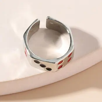 Прочное кольцо для открывания кубиков уникального серебряного цвета, приятное на ощупь, изысканное для бара кольцо для пальцев