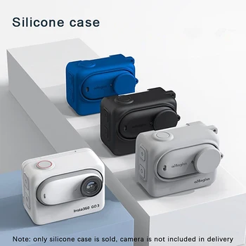 Силиконовый защитный чехол для спортивной камеры Insta360 GO 3, чехол для всесторонней защиты аксессуаров Insta360 GO 3.