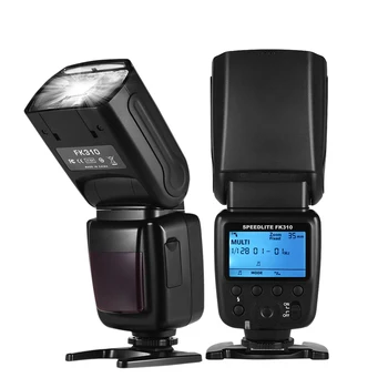 Универсальная беспроводная камера со вспышкой Speedlite GN33 LCD с мини-подставкой для цифровой зеркальной камеры Canon Nikon Sony Olympus Pentax