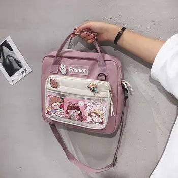 Японская сумка Itabag для старшеклассниц, Многофункциональные Школьные сумки JK, Прозрачная сумка Через плечо, рюкзак, Женская сумка Kawaii itabag